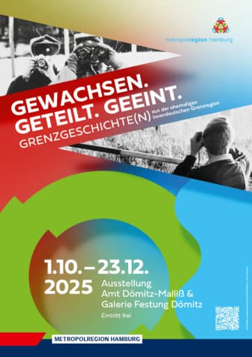 Plakat Ausstellung Grenzgeschichten Dömitz