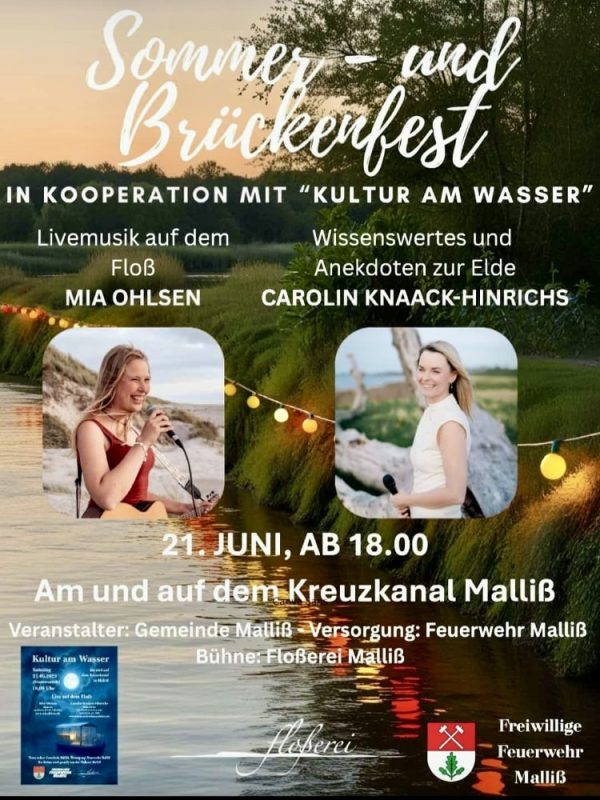 Sommer- und Brückenfest- Kultur am Wasser